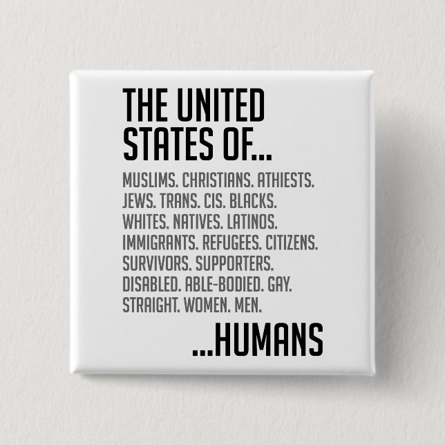 United States kvadrerar knäppas Knapp (Framsida)