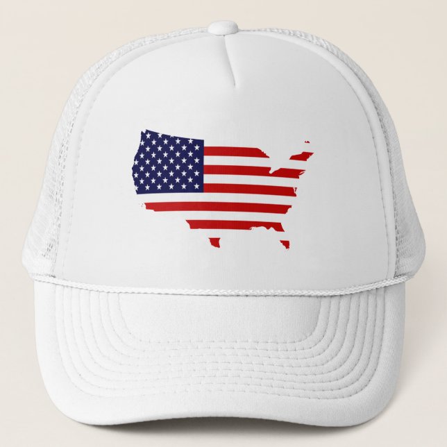 United States land & flaggahatt Keps (Framsida)