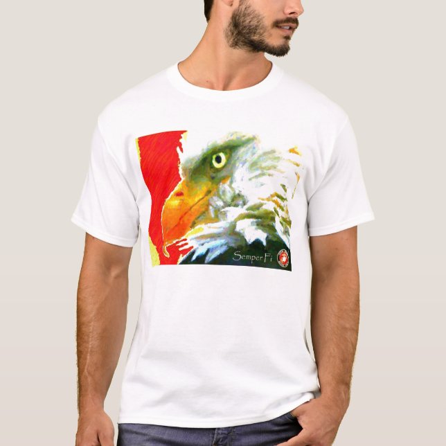 UNITED STATES MARIN- TSHIRT SEMPER FI T SHIRT (Framsida)
