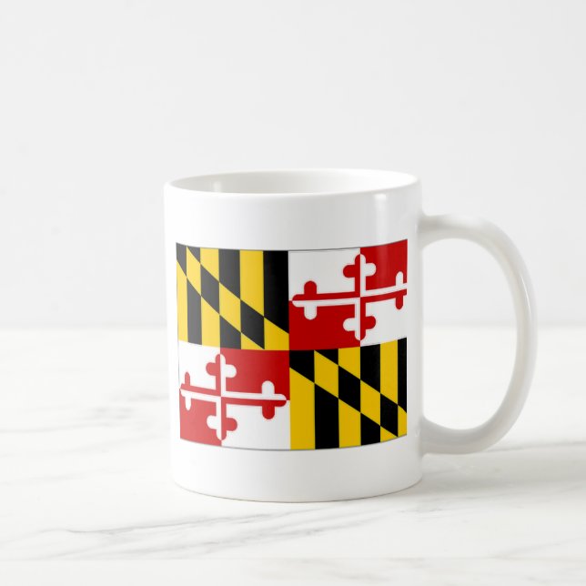 United States Maryland flagga Kaffemugg (Höger)