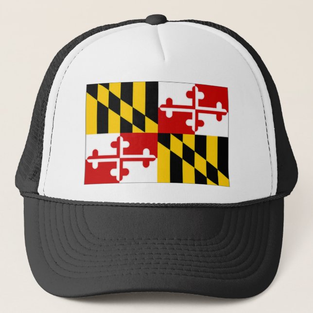 United States Maryland flagga Truckerkeps (Framsida)