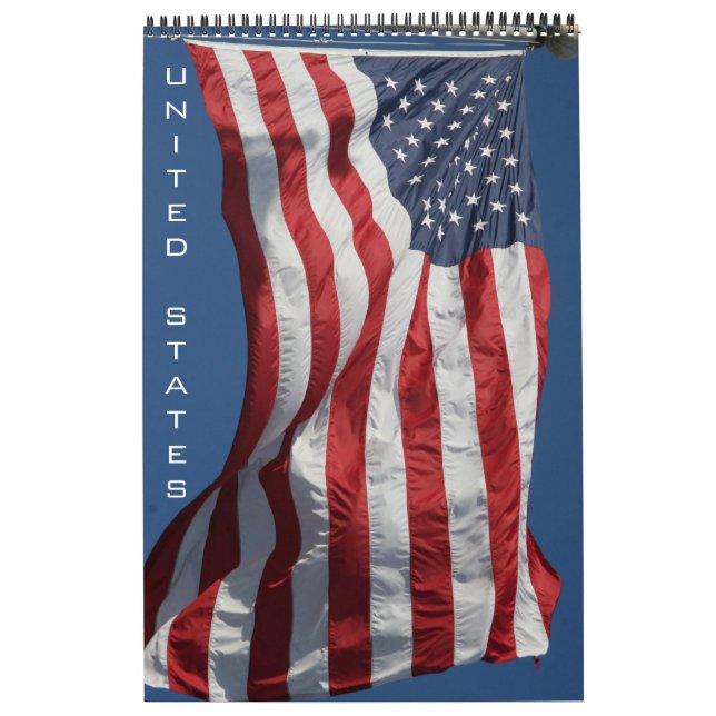 united states (med platser) 2026 kalender (Omslag)