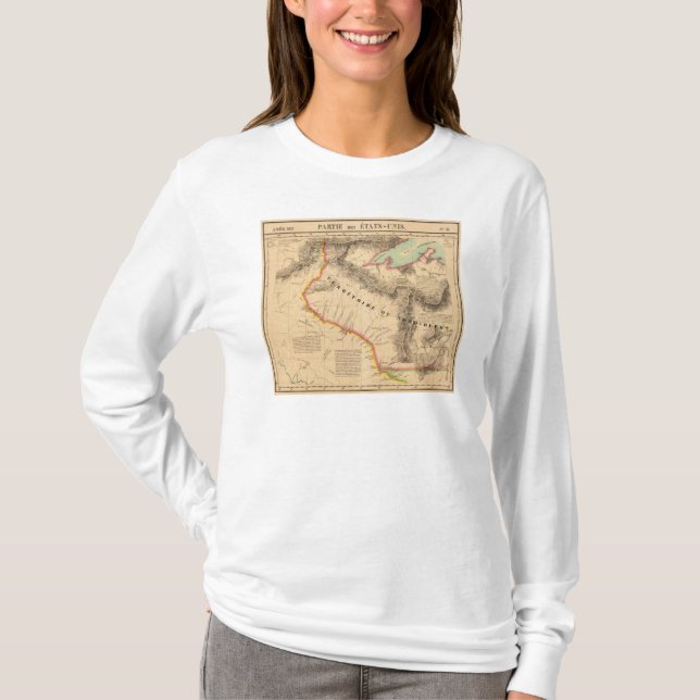 United States mitt- väster 41 Tee Shirt (Framsida)