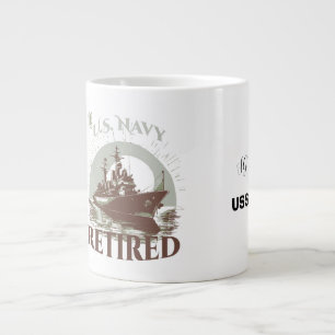 United States Navy Pensionerad Jumbo Mugg
