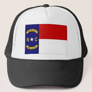 United States North Carolina flagga Keps