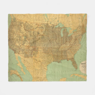 United States och territorier Fleecefilt