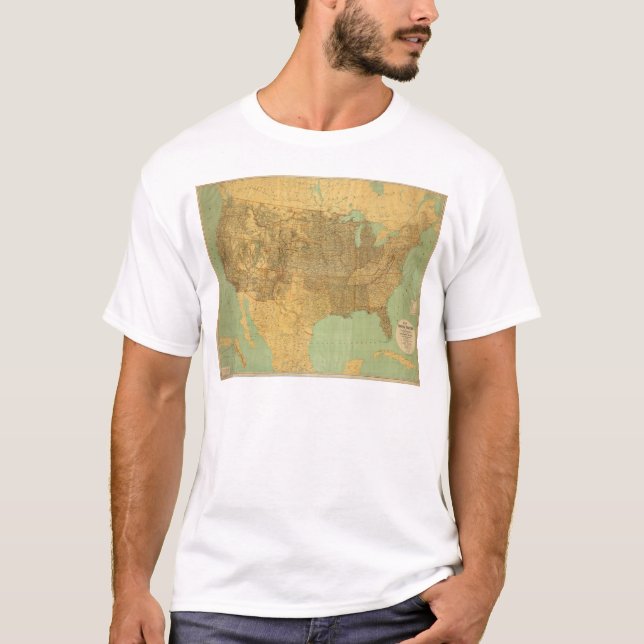 United States och territorier Tee (Framsida)