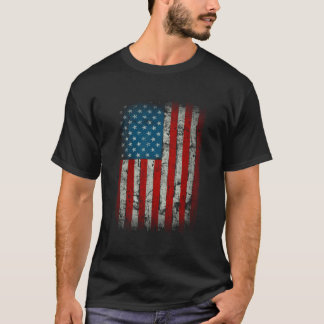 United States Of America Flag Distressed Patriotic T Shirt