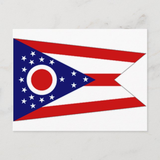United States Ohio flagga Vykort (Framsida)