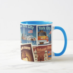 United States portofrimärken Mugg