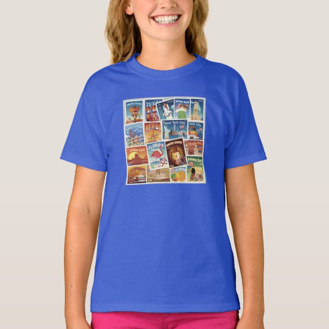 United States portofrimärken T Shirt (Framsida)