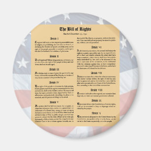 United States räkning av rättigheter Magnet