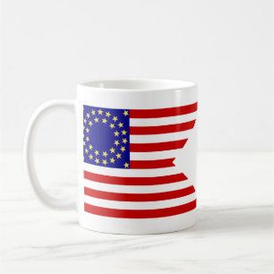 United States sjunde kavalleri slåss den Guidon Kaffemugg