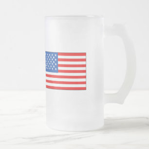 United States sjunker T-tröja och gåvor Frostat Ölglas