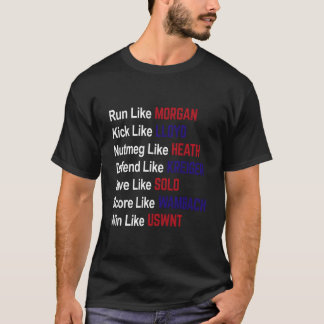 United States Soccer Players Morgan Lloyd Heath T Shirt