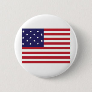 United States stjärna Spangled banerflagga Knapp