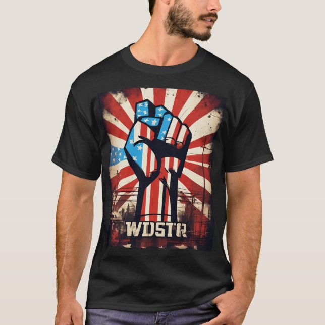 🇺🇸 United States Strong T-Shirt - Bold, Patrioti (Framsida)
