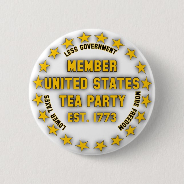 United States Teaparty Knapp (Framsida)