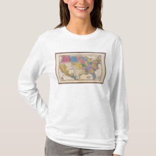 United States Texas Mexico och Guatimala T Shirt