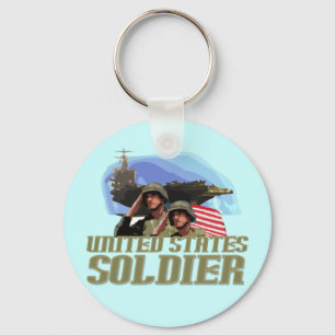 United States tjäna som soldat Tshirts och gåvor Nyckelring