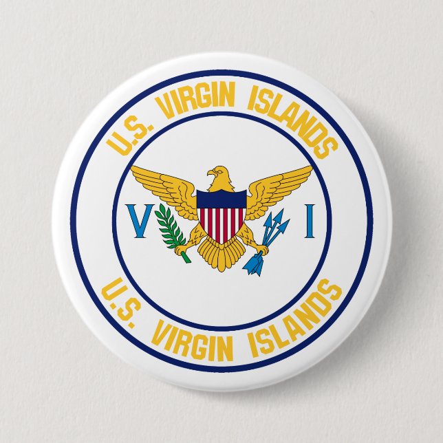 United States Virgin Islands rundaEmblem Knapp (Framsida)