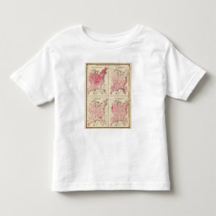 United States vitalitetkartor Tee Shirt