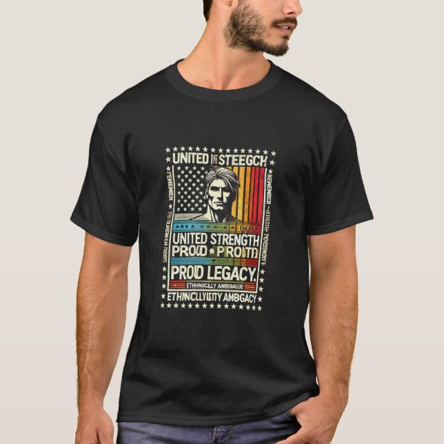 United Strength Proud Legacy T Shirt (Framsida)