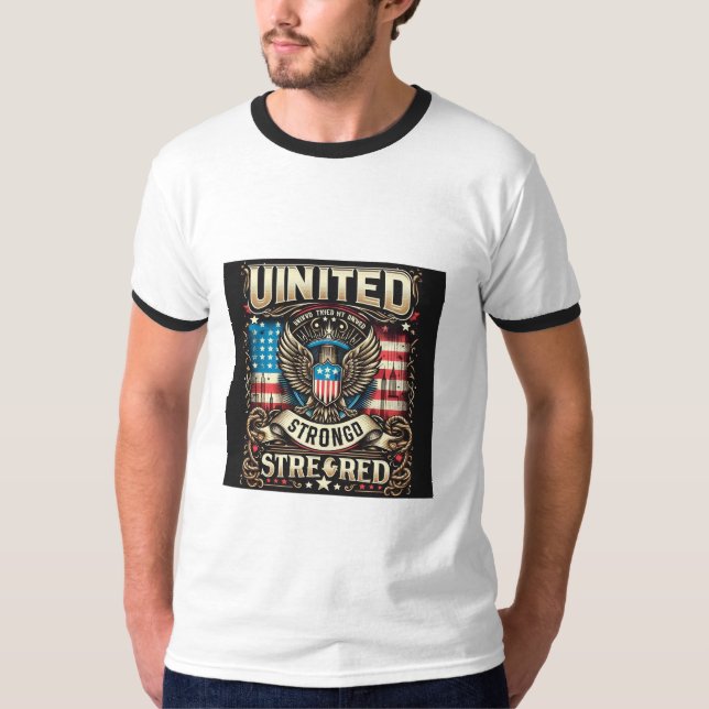 United Strong Proud T Shirt (Framsida)
