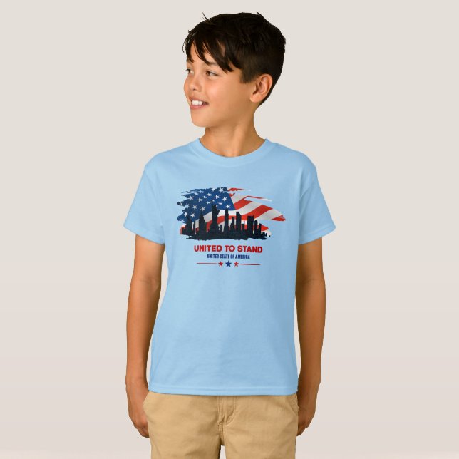 United to stand | Barn T Shirt (Hel framsida)
