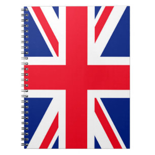 United Union Jack Flagga Anteckningsbok