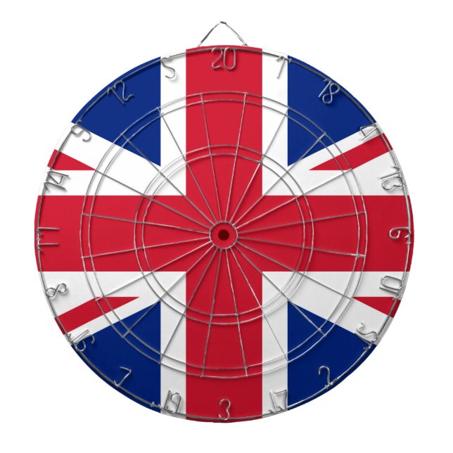 United Union Jack Flagga Darttavla (Framsidan)