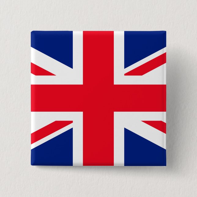 United Union Jack Flagga Knapp (Framsida)