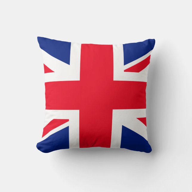 United Union Jack Flagga Kudde (Framsida)