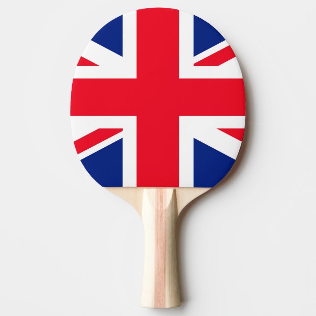 United Union Jack Flagga Pingisracket (Framsidan)