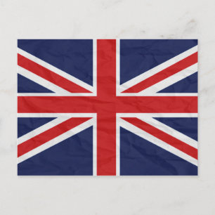 United Union Jack Flagga Postcard Vykort