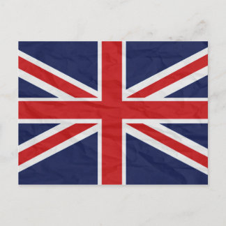 United Union Jack Flagga Postcard Vykort