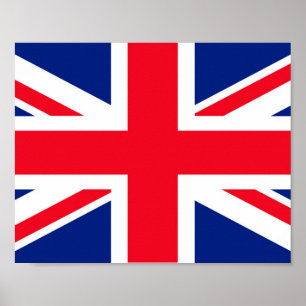 United Union Jack Flagga Poster