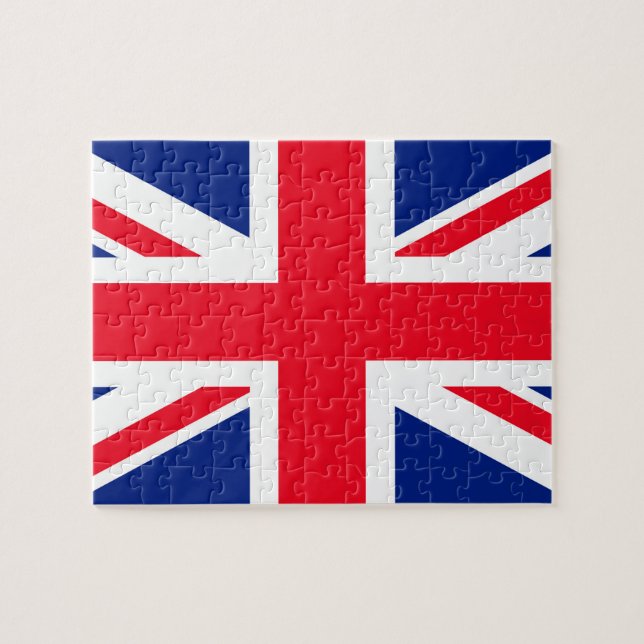 United Union Jack Flagga Pussel (Horisontell)