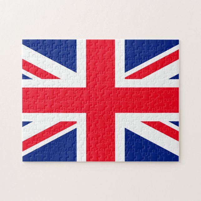 United Union Jack Flagga Pussel (Horisontell)