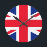 United Union Jack Flagga Rund Klocka<br><div class="desc">United Union Jack Flagga</div>