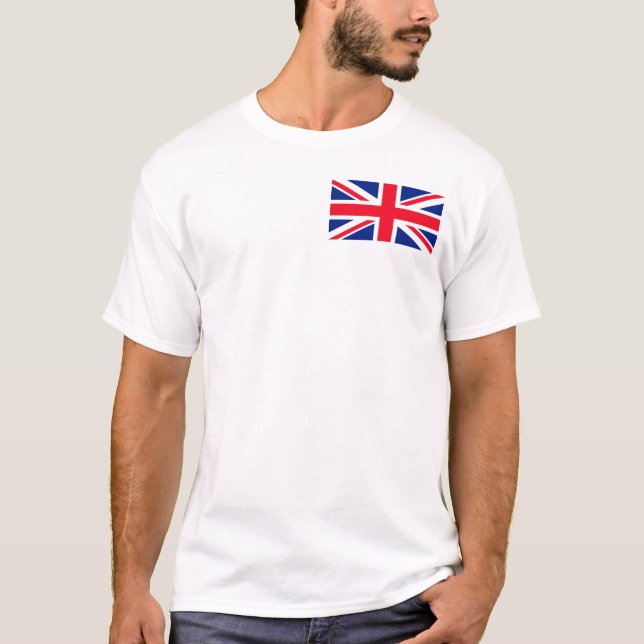 United Union Jack Flagga T Shirt (Framsida)