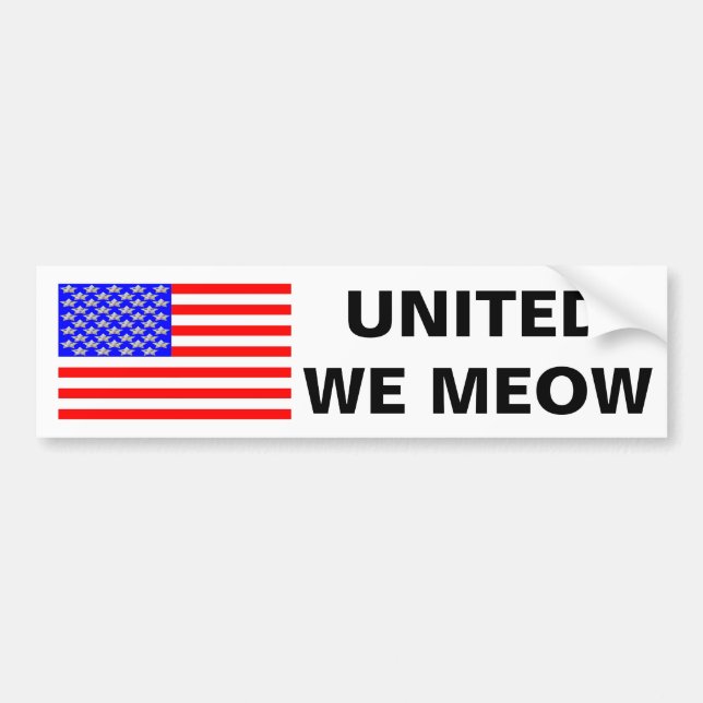 United We Meow Bildekal (Framsidan)