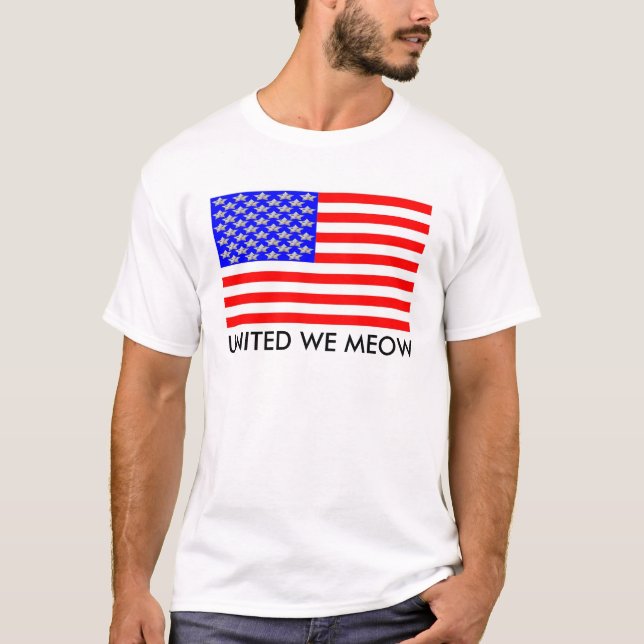 United We Meow T-shirt (Framsida)