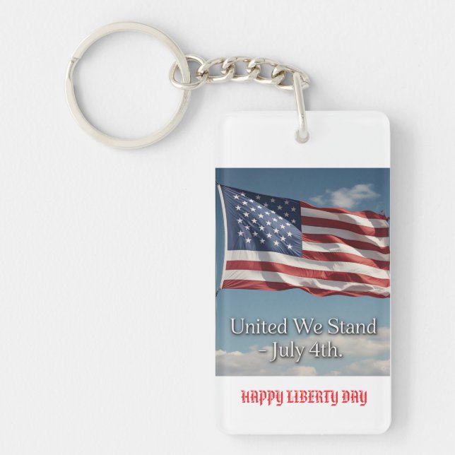United we stand: American Flagga Anpassningsbar (Framsidan)