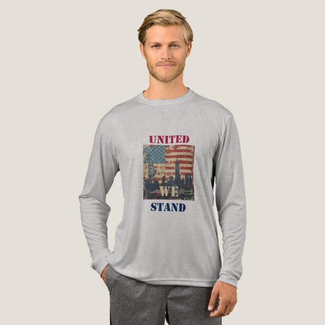 United we stand | Amerikansk Vintage Design T Shirt (Hel framsida)