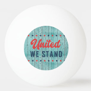 United We stand Patriotic Pingisboll