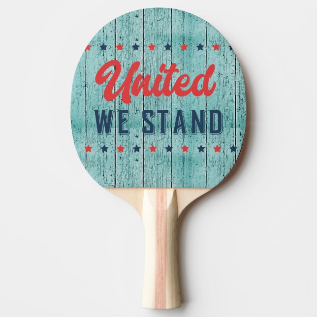 United We stand Patriotic Pingisracket (Framsidan)