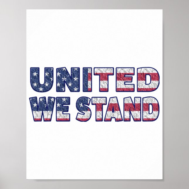 United we stand poster (Framsidan)