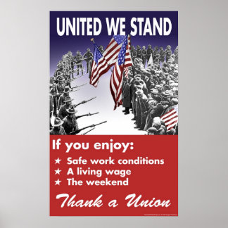 United We stand - ProUnion Poster