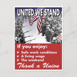 United we stand - ProUnion-vykort Vykort